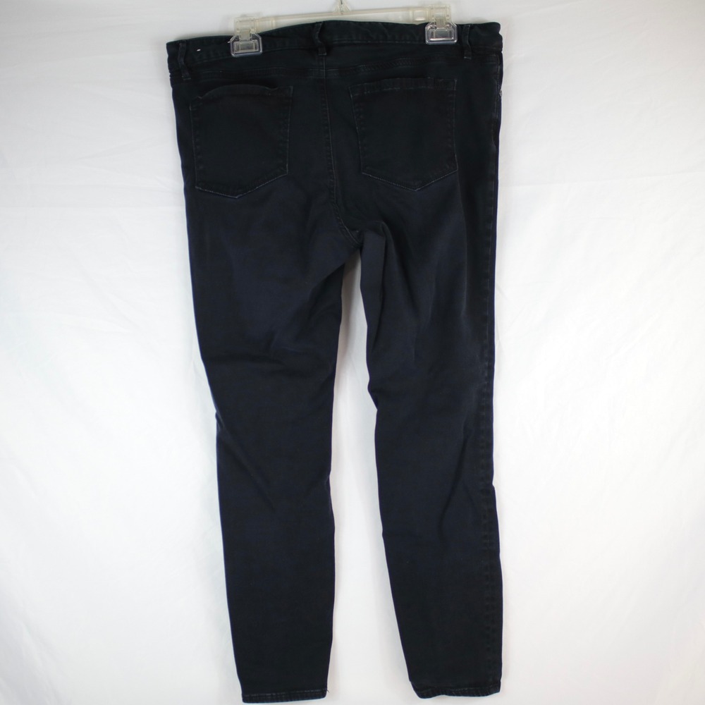 Loft Black Jean Legging Jegging Pants Womens Size 14P - Picture 2 of 4